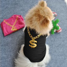 Load image into Gallery viewer, Pet Clothes Vest Dogs Tshirts Dollar Sign