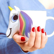 Load image into Gallery viewer, 3D Ceramic Unicorn Coffee Cup Mug